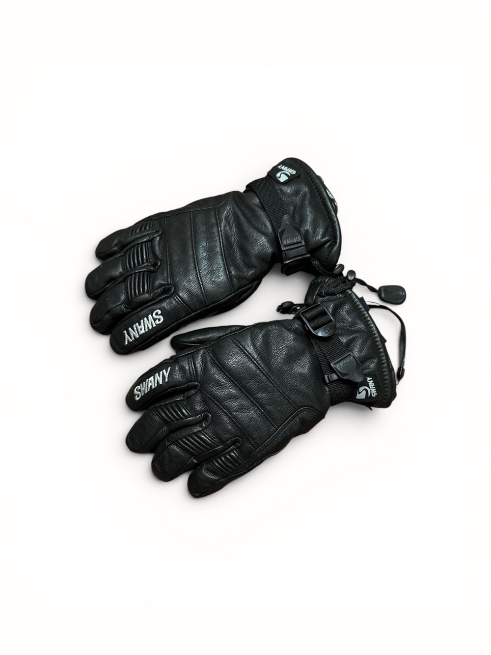 Swany Men’s Gore Explorer Winter Gloves Black Leather Size Medium NWOT